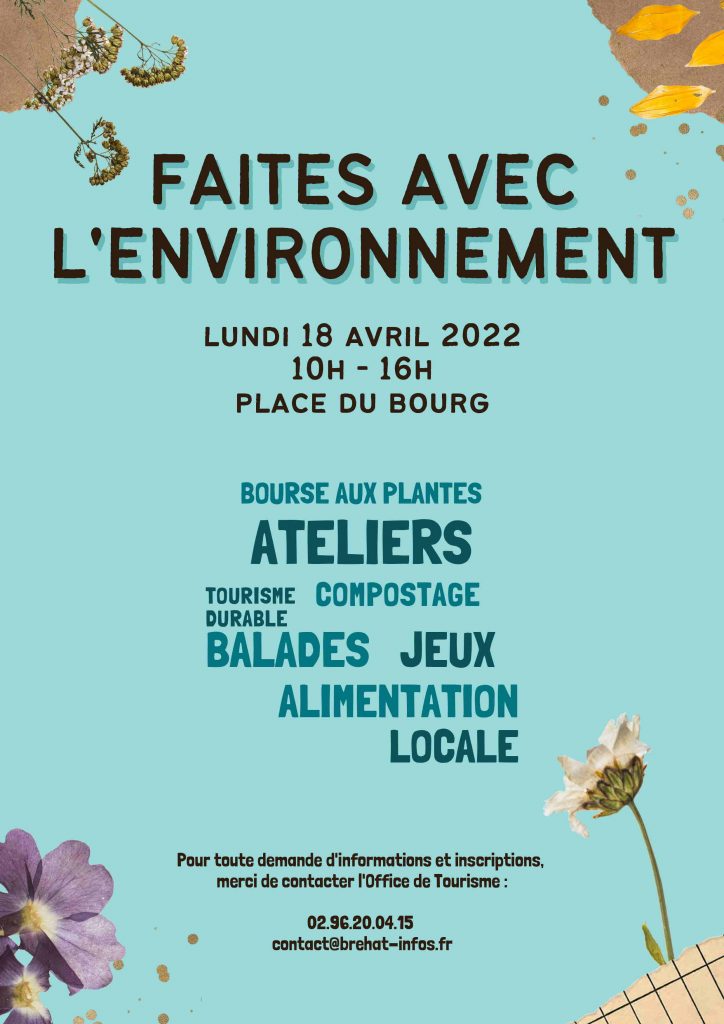 affiche faites avec l'environnement