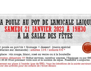 affiche poule au pot
